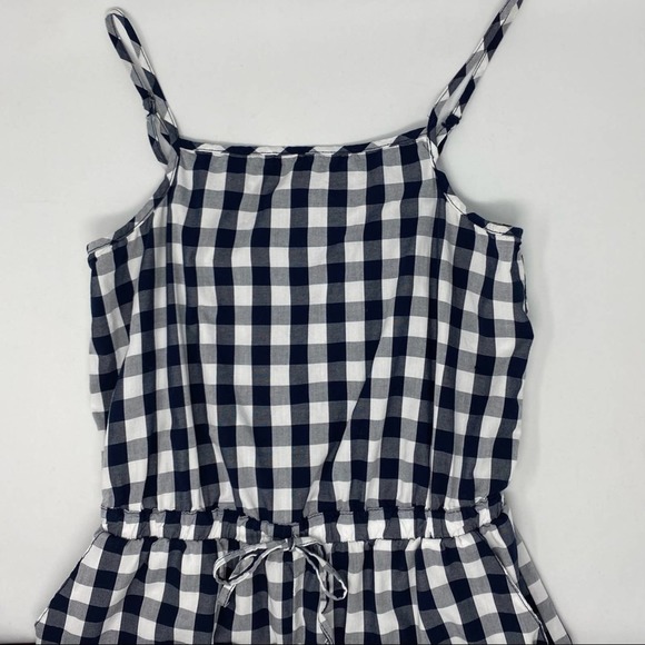 Cisono (S) Romper Navy Gingham Check - Picture 11 of 14